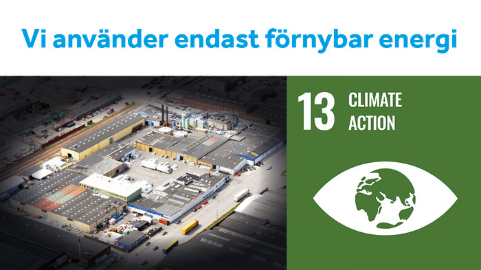 Endast förnybar energi för Icopal-fabriken i Malmö Endast förnybar energi för Icopal-fabriken i Malmö