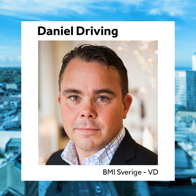 BMI Sverige välkomnar Daniel Driving som ny VD