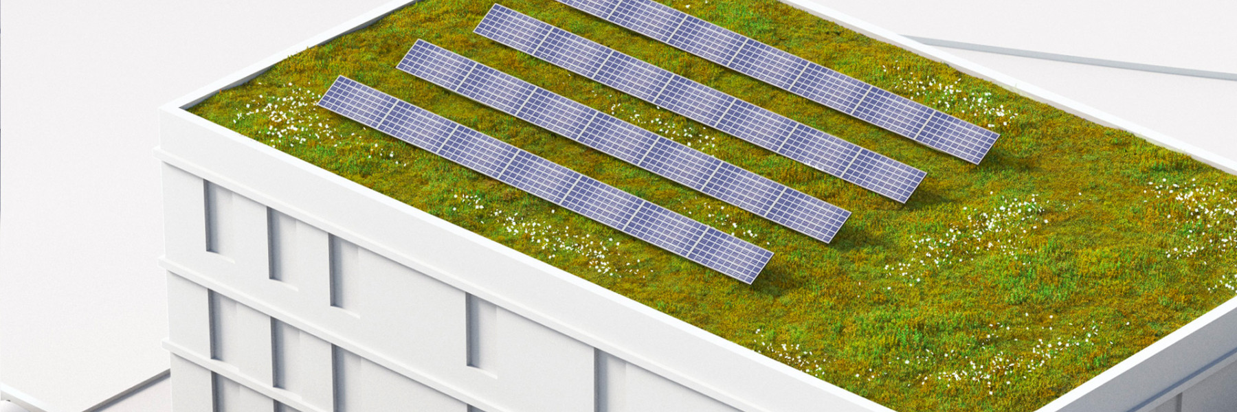 Solcellsanpassade taklösningar låglutande tak