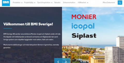 Ny gemensam webb för Monier och Icopal